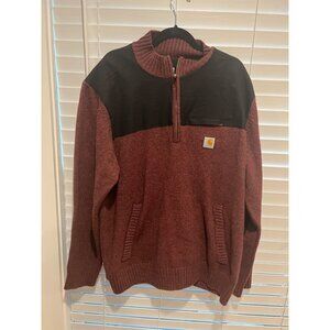 Carhartt Wool Blend 1/4 Zip Sweater  - Size XXL